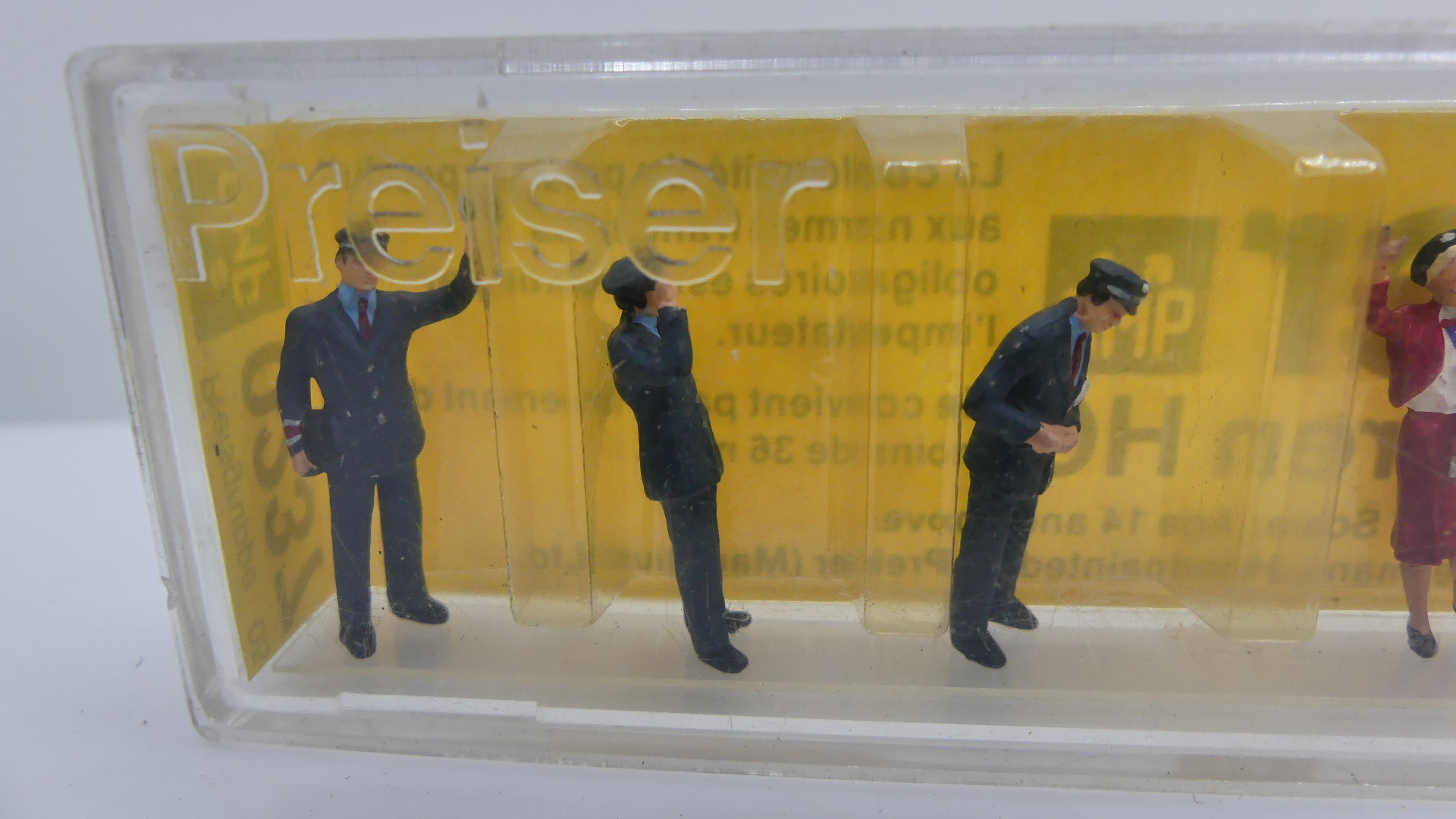 Preiser H0 1:87 Spoorweg personeel ovp 0237