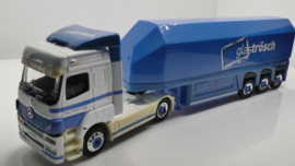 Schuco 1:87 H0  vrachtwagen Mercedes Glaströsch glastransport