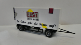 Herpa 1:87 H0 vrachtwagen losse trailer East Logistic Systems