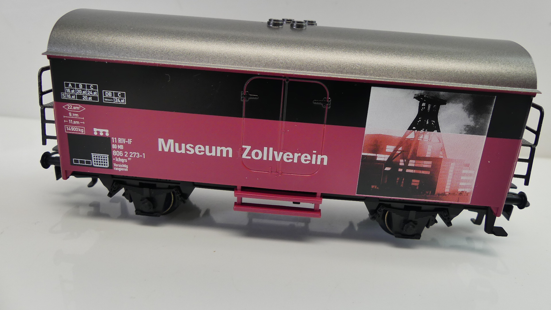 Märklin H0 goederenwagon koelwagon Museum Zollverein DB ovp 94086