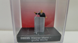 Preiser H0 kleine man met grote woorden ovp 28035