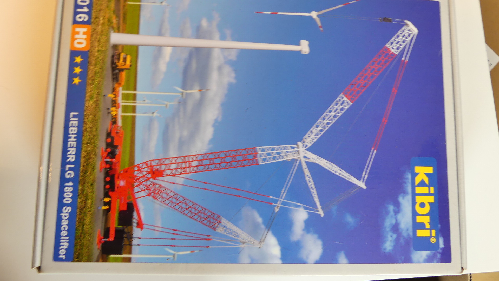 Kibri 1:87 H0 bouwdoos  LIEBHERR LG 1800 Spacelifter ovp  13016
