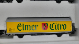 Märklin  H0 1:87  Goederenwagenset Schiebewandwagen Hbils Reclame wagons Aproz, Valser, Orangina Elmer Citro - SBB-CFF  ovp 4784