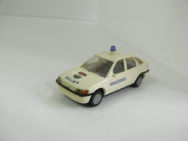 Busch 1:87  Ford Escort Police Rendörség Hongarije
