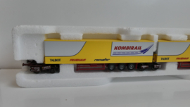 Roco H0 goederenwagon Kombirail DB dubbele set Talbot ovp 1903