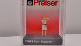 Preiser 1:87 H0man aan het scheren ovp 28093