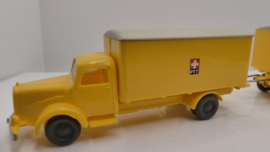IMU 1:87 H0  vrachtwagen Mercedes Schweizer post