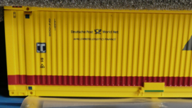 L.S.Models HO 2 delige Set Containerwagons Sgs DB-NACCO DHL ovp  36062