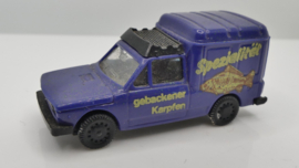 Praliné 1:87 H0 Fiat Fiorino Gebackener Karpfen SpeZialität