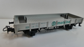 Marklin H0 Goederenwagon Niederbord Metabo met Mercedes bus ovp
