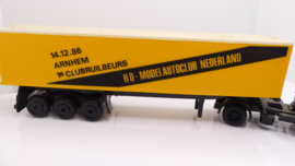 EFSI 1:87 H0 Vrachtwagen DAF 1e club ruilbeurs Arnhem 14-12-1986 H0 Modelautoclub Nederland