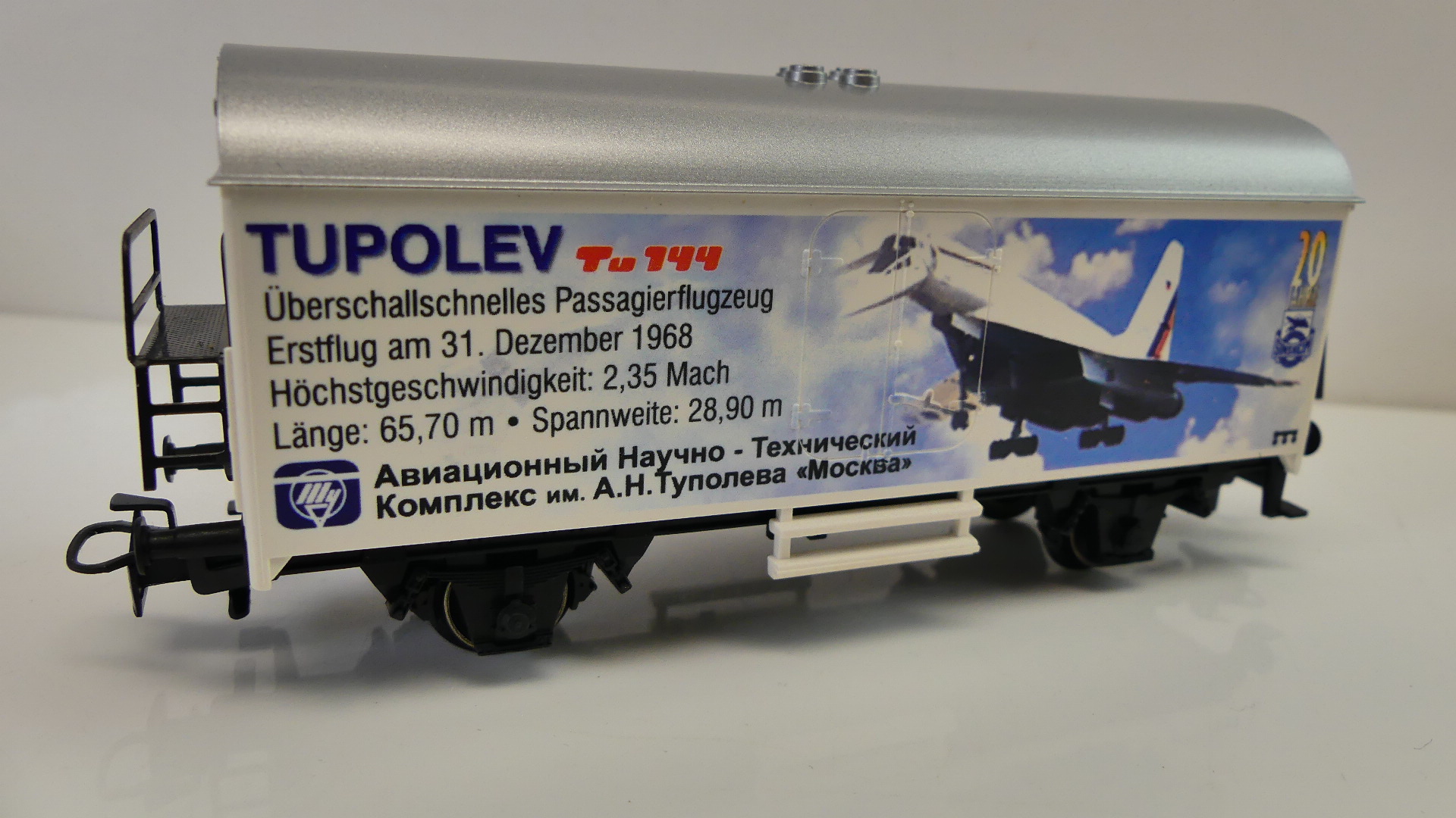 Märklin H0 goederenwagon  koelwagon Tupolev Tu 144 ovp 4415