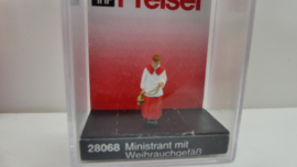 Preiser HO Misdienaar met wierook ovp 28068
