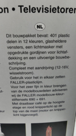 Faller 1:87 H0 bouwdoos Televisie toren Fernsehturm Stuttgart met functie OVP 969