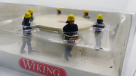 Wiking Ho 1:87 figuren brandweer figuren met springkussen OVP 019 02 26