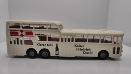 Brekina H0 1:87 Bus 1¹/² dubbeldekker Mercedes  Klarer Fall: Kaiser Friedlich Quelle