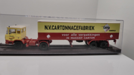Brekina 1:87 H0  vrachtwagen DAF FT2600 KSZ van Reenen / Cartonnagefabriek barneveld  85266