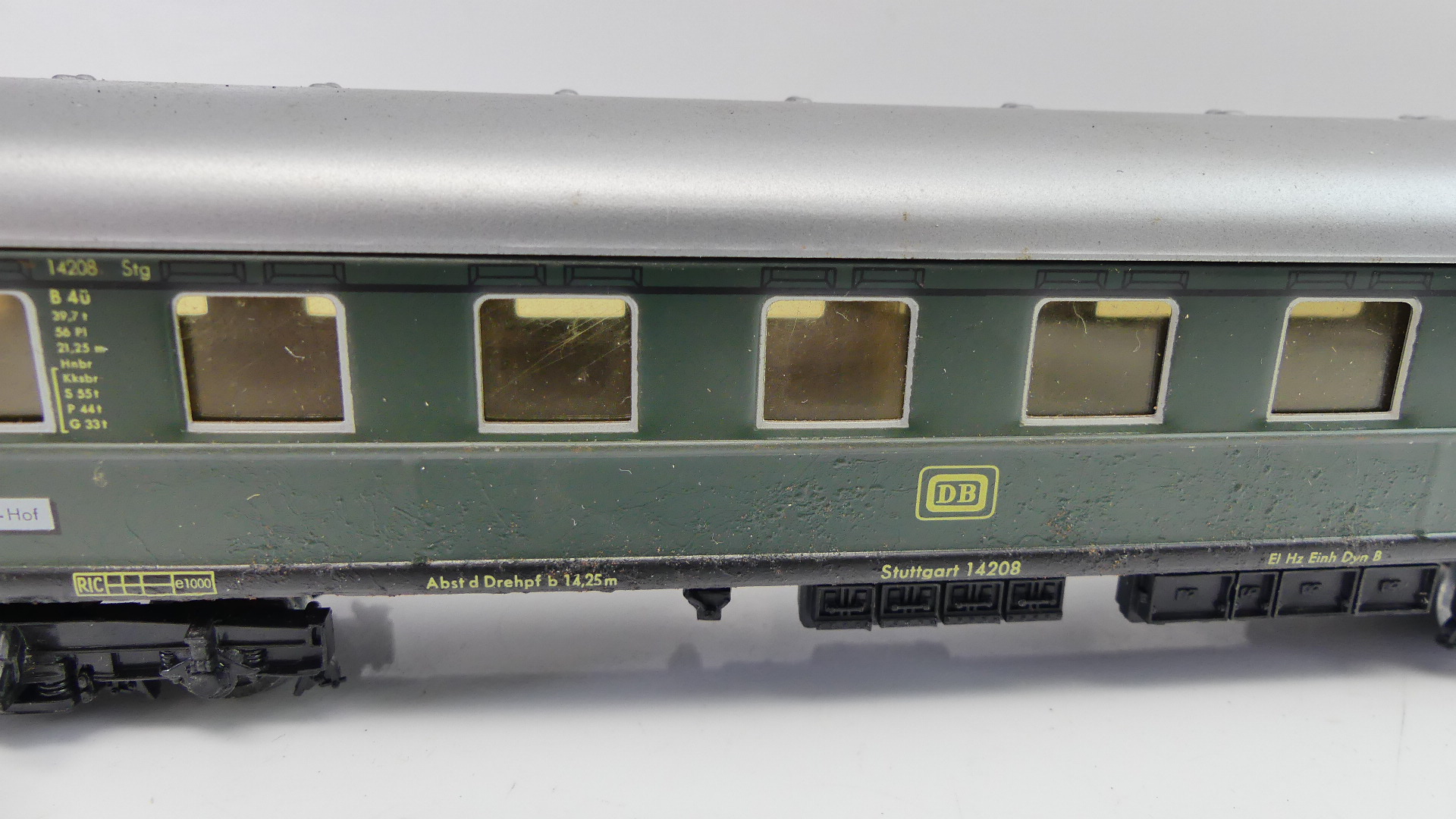 PRIMEX Märklin  H0  personenwagon D Zug Wagen Groen DB 2e klasse  ovp 4037