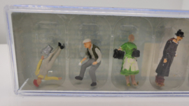 Preiser 1:87 H0 6x Diverse figuren samengesteld vervangende ovp