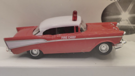 Busch 1:87 H0  Chevrolet Bel Air USA met werkende zwaailichten ovp 5606
