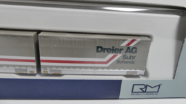 Rietze 1:87 H0  Afzet containers - wisselbak containers Dreier AG Suhr Schweiz ovp 89038.01