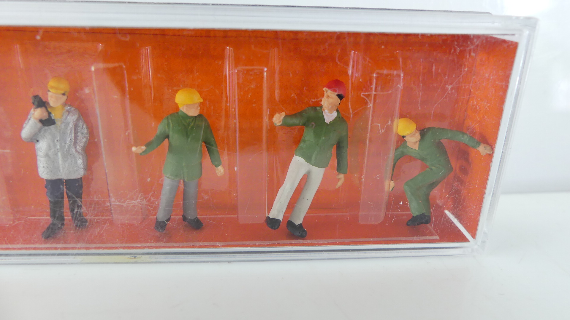 Preiser 1:87 H0 laad personeel / Loading Crew USA uitgave ovp 1010066
