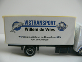 Efsi 1:87 HO Mercedes Benz vrachtwagen opdruk Vistranposrt Willem de Vries KPN Dongel