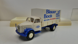 Brekina 1:87  H0  Oldtimer vrachtwagen Blauer Bock Apfelwein ovp 4200