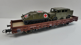 Roco H0 Goederenwagon Ks 56  Sanitätspanzer & Mannschaftswagen ovp 67806 Wisselstroom