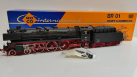Roco H0 stoom loc met tender BR 01 gelijkstroom ovp 04119B