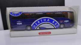 Wiking 1:87 H0 Mercedes O 404 RHD spelersbus Hertha BSC Berlin ovp 714 13 46