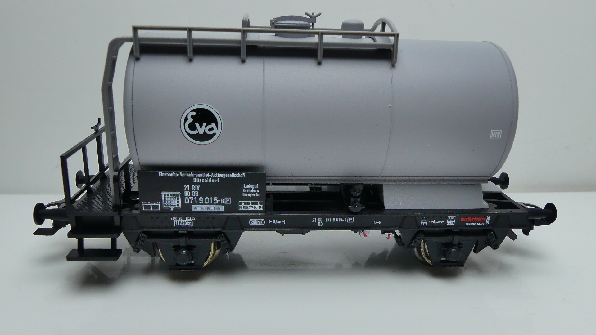 Märklin H0 Goederenwagon ketelwagen Märklin DB EVA Jahreswagen 2020 ovp 48170