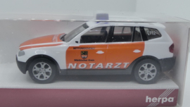 Herpa 1:87 H0 BMW X3 Notarzt Märkischer Kreis ovp 047135