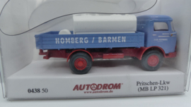 Wiking 1:87 H0 vrachtwagen Mercedes LP 321 Homberg ovp 0438 50 Autodrom!