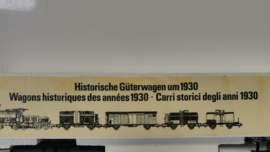Märklin H0 1:87 goederenwagon set  Historische wagons 1930 SBB CFF Zwitserland ovp 4786
