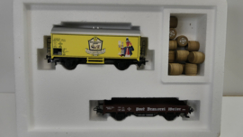 Märklin H0 1:87 goederenwagon set Post Brauerei Heiler  ovp 44562.002 PMS uitgave 63-80