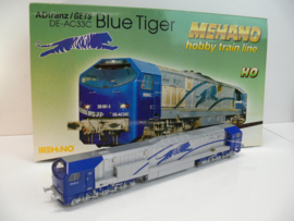 Mehano H0 Blue Tiger loc Adtranz / gets DE AC 33c ovp  T167 Wisselstroom digitaal voorbereid