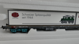 HAG H0 Goederenwagon SBB Flachwagen Sgss ovp  388 AC