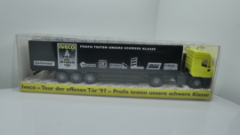 Wiking 1:87 H0 Vrachtwagen Mercedes Tour der offenen Tür Iveco 1997 ovp Werbemodell