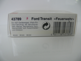 Busch 1:87 Ford Transit Berufs feuerwehr Weimar ovp 43789