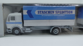 Herpa 1:87 H0 vrachtwagen Staschen Spedition Liniendienst in Norddeutschland ovp