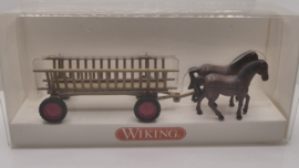 Wiking H0 1:87 Paarden met ladder vervoer ovp 893 02 29