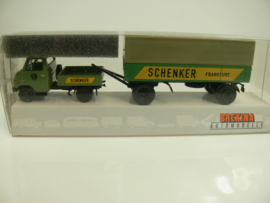Brekina vrachtwagen Hanomag Henschel ENSER Schenker Frankfurt  ovp 37608