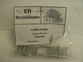 ER Modellbahn  H0 1:87 bouwdoos ladderwagen ovp 101