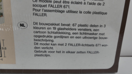 Faller  H0 1:87 garage met werkplaats ovp B-946