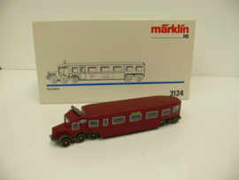 Märklin H0 railbus SNCB NMBS Rood Micheline serie wisselstroom ovp 3124