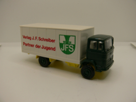Praline 1:87 H0 vrachtwagen Mercedes JFS Verlag J.F. Schreiber