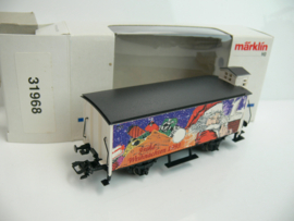 Marklin H0 gesloten goederenwagen met remmershuis DB Frohe Weihnachten 1993 ovp 31968