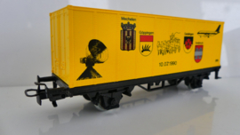 Märklin H0 1:87 Containerwagon 10-07-1990 DB  goederenwagon Mechelen Göppingen ovp 90722