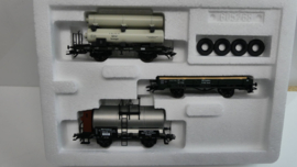 Märklin 46073 H0 Set van drie goederenwagens Zeppelin K.Bay.Sts.B. ovp 46073